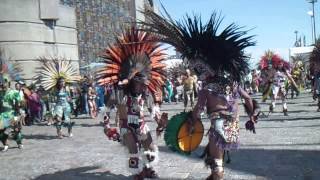 DANZA AZTECA LA VIRGEN DE GUADALUPE 12 DE DIC 2013 [upl. by Ainniz254]