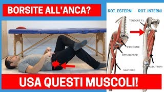 Questi 2 muscoli possono risolvere la tua BORSITE TROCANTERICA [upl. by Nosemaj]