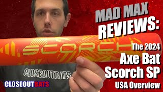 Axe Bat Scorch Slowpitch Bat USA Overview 2024 [upl. by Menis]