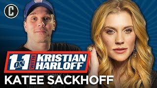 Katee Sackhoff Interview  1 on 1 with Kristian Harloff [upl. by Tcideneb]