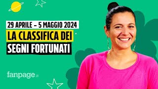 Oroscopo la classifica dei segni più fortunati della settimana dal 29 aprile al 5 maggio 2024 [upl. by Acinej989]