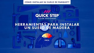 Herramientas para instalar un suelo de madera  Tutorial de QuickStep [upl. by Edas587]