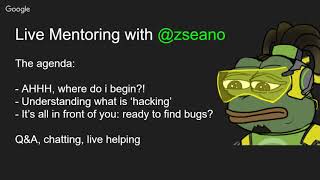 The first ever live hacker mentoring with zseano [upl. by Idihc84]