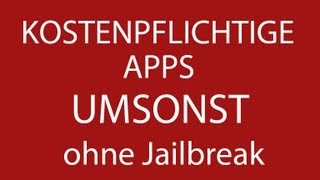 Kostenpflichtige Apps OHNE Jailbreak umsonst  DeutschGerman HD [upl. by Heigho]