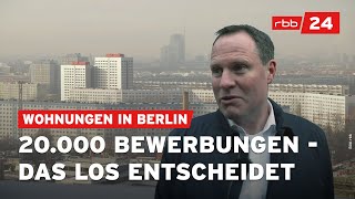 Berliner Wohnungsunternehmen verlost Wohnungen [upl. by Zilevi]