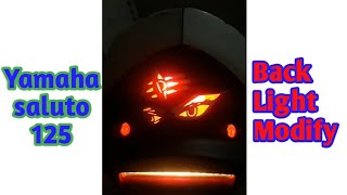 Yamaha saluto back light modification  all bike back light modify [upl. by Noellyn]