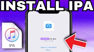 How To download And Install IPA File on IPhone IOS 2024 [upl. by Sesmar]