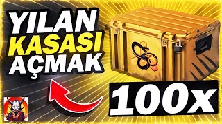 100 ADET YILAN KASASI AÇIYORUZ  CS2 KASA AÇILIMI [upl. by Dang]