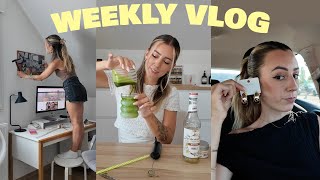 WEEKLY VLOG Création visionboard shopping déco matcha 🍵 [upl. by Yrellav130]