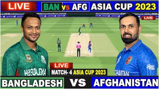 Live BAN Vs AFG  Asia Cup Match 4  Live Match Centre  Bangladesh Vs Afghanistan  1st innings [upl. by Eedyaj]