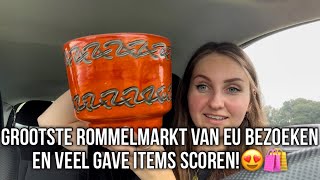 GROOTSTE ROMMELMARKT VAN EU BEZOEKEN EN VEEL GAVE ITEMS SCOREN😍🛍️ [upl. by Suissac353]