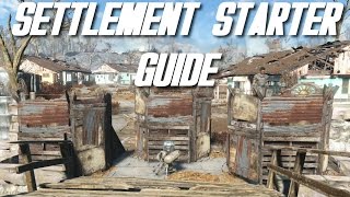 Fallout 4 SETTLEMENT STARTER GUIDE Complete Settlement Tutorial [upl. by Spada]