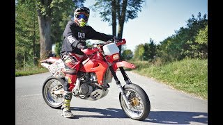 HONDA XR 650  Supermoto ❤️ [upl. by Nittirb]