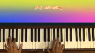 Rainbow Connection Piano Tutorial SLOW [upl. by Addiego]