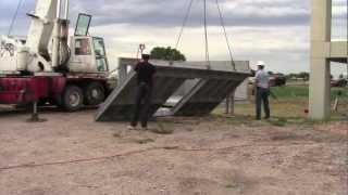 Demonstration of WaffleCrete affordable housing construction [upl. by Bergh]