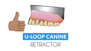 U Loop Canine retractor  FABRICATION [upl. by Enrobialc]