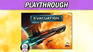 Evacuation  Solo Playthrough  Essen 2023 [upl. by Magdalen687]