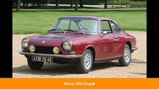 Simca 1000 Coupé [upl. by Cameron]