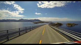 Atlanterhavsveien Norway Atlantic ocean road atlantic highway norwegen fjord [upl. by Ilyak]