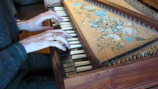 Rameau Les Sauvages on replica of 1677 Epinette à loctave played by Ryan Layne Whitney [upl. by Nevi]