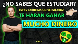 🤑📝 Carreras MEJOR PAGADAS y DEMANDADAS en Chile 2023 Mejores Carreras para ESTUDIAR en Chile 2023 [upl. by Relyhs]