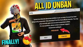 FREE FIRE ID UNBAN KAISE KARE😋 HOW TO UNBAN FREE FIRE ACCOUNT FREE FIRE SUSPENDED ACCOUNT RECOVERY [upl. by Ayian636]