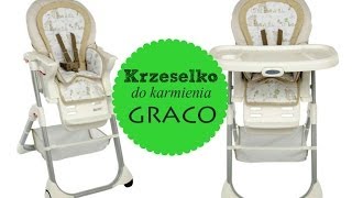 Krzesełko do karmienia Graco  MammyDoriska [upl. by Adyeren]