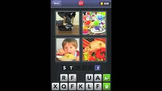 4 Pics 1 Word Level 1  413 In Under 8 Minutes [upl. by Ydur]