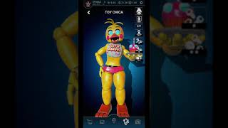 fnaf ar toy chica amp skins workshop animation [upl. by Arreic553]