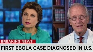 First Ebola case diagnosed in US [upl. by Harhay]