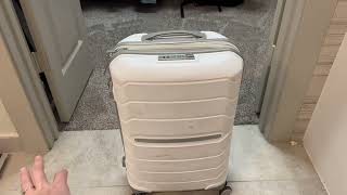 Samsonite Freeform Hardside Expandable with Double Spinner Wheels Review Best carry on luggage [upl. by Chris]