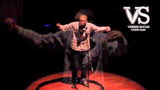 Akile Wallace at 2014 VERSES Bocas Poetry Slam [upl. by Neirda]