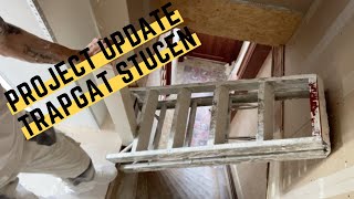 Boven etage stucen part 2  Het trapgat  Stucvlog 37 [upl. by Algernon]