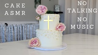 ALMOST Real Time Cake Decorating  2X Speed Cake ASMR  NO TALKINGNO MUSIC [upl. by Remas187]