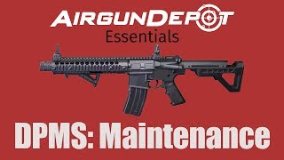 Crosman DPMS SBR How to Maintain Your Airgun [upl. by Iva684]