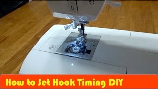 How to Fix  Repair Singer Sewing Machine Hook Timing [upl. by Vyner]