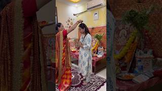 शारदीय नवरात्रि की शुभकामनाएं🙏🏻 nehabisht pahadi ytshorts dailyvlog pahadistyle navratri [upl. by Tinor]