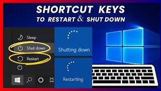 Shut Down  Restart KEYBOARD Shortcut  Shutdown and Restart with Shortcut Keys [upl. by Bui]