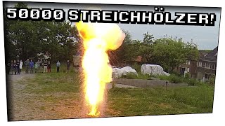 50000 Streichholzköpfe auf einmal zünden Abospecial  Techtastisch 30 [upl. by Prudi94]