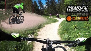 DownHill Piste Verte 📗  Bike All  Métabief Meta SX vs DH V4 [upl. by Katusha539]