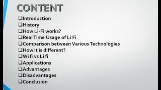 HindiUrduWhat is LiFi   Detailed explanation in Hindi Presentation  Seminar [upl. by Acirtal]