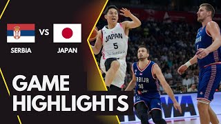 SERBIA VS JAPAN  2024 Paris Olympic Preparation Game  Full Highlights  July 212024 [upl. by Reed176]