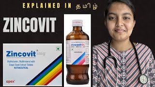 ZINCOVIT SYRUP amp TABLET  Uses  Side effects Explained  தமிழ்  மருந்தை பற்றி அறிவோம் [upl. by Nyral]