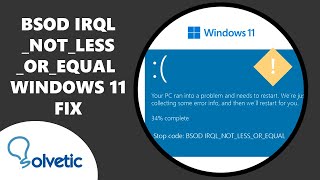 BSOD IRQLNOTLESSOREQUAL Windows 11 ✔️ FIX [upl. by Nosdrahcir]