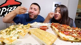 PIZZA HUT MUKBANG • GONE WRONG 2 [upl. by Cerveny]