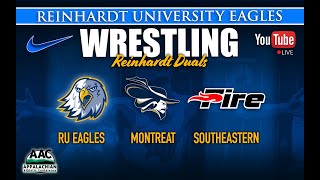 Reinhardt Wrestling Duals with Montreat 5 pm and Southeastern 630 pm [upl. by Nnylarak]