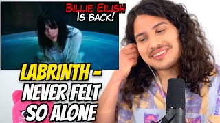 Vocal Coach Reacts to Billie Eilish amp Labrinth  Never Felt So Alone [upl. by Hsotnas732]