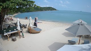 🔴 Bay Beach Resort  Choeng Mon Beach  Koh Samui  Thailand  Live Beach Webcam  2160p 4K [upl. by Jardena]