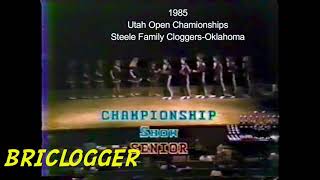 Steele Family Cloggers Utah open competition grand champions 85 Oklahoma show routine winners clog [upl. by Peltz]