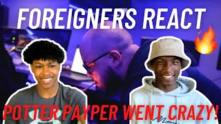 Foreigners React to Potter Payper  Lemon Pepper Freestyle Drake Cover [upl. by Eiluj]